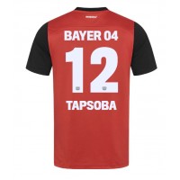 Bayer Leverkusen Edmond Tapsoba #12 Hjemmedrakt 2024-25 Kortermet